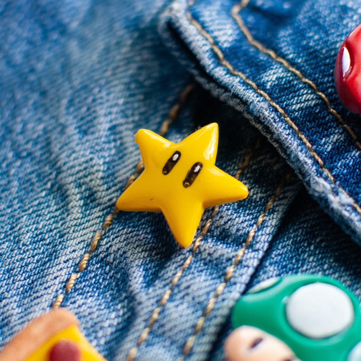 Superstar Studs and Pins