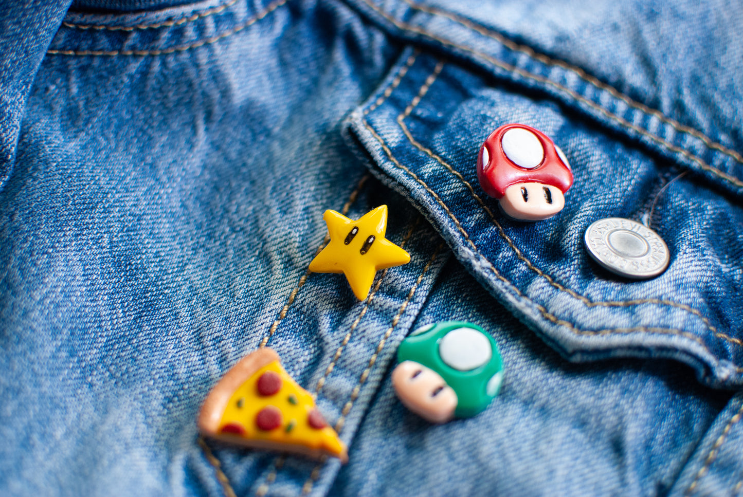 Superstar Studs and Pins