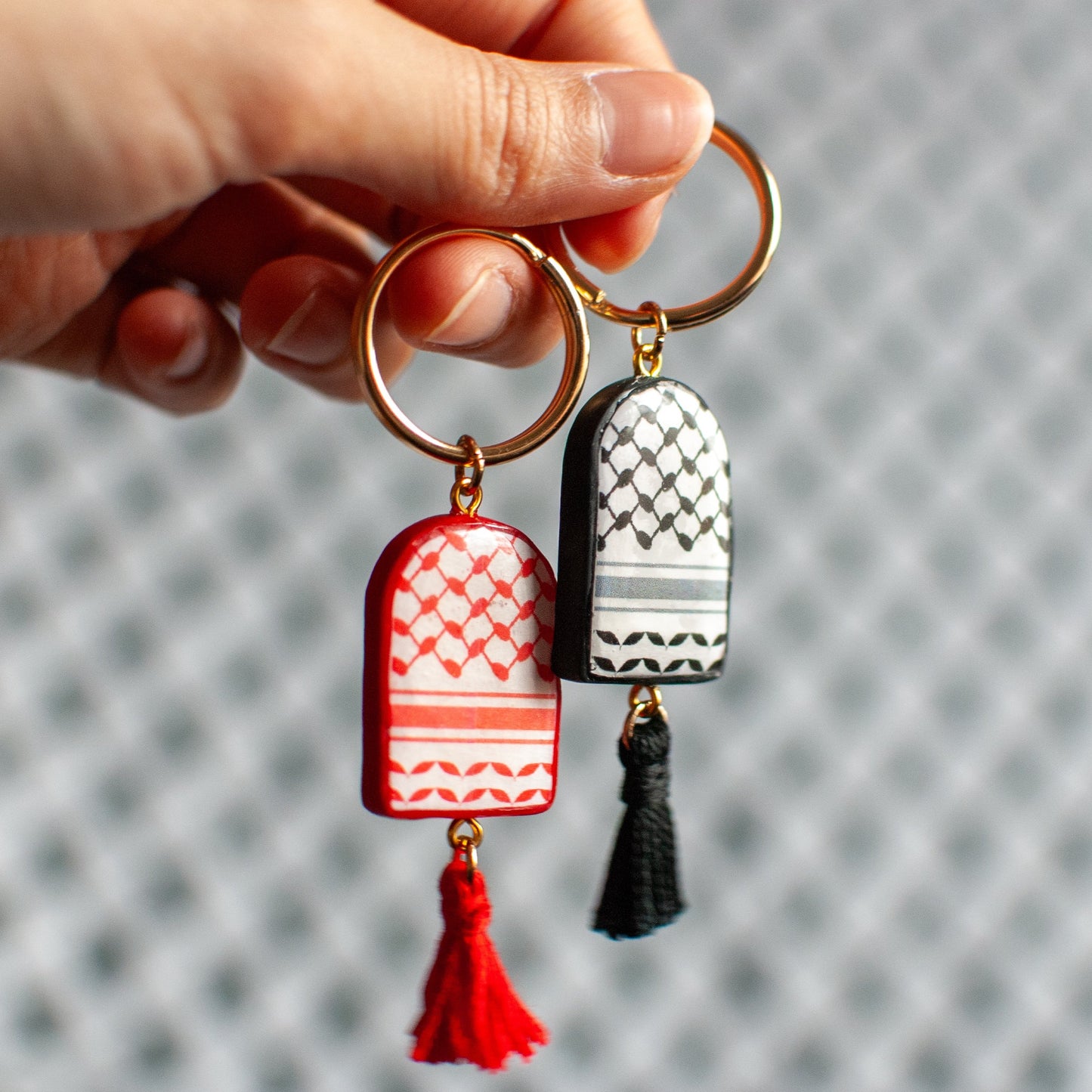 Keffiyeh Keychain