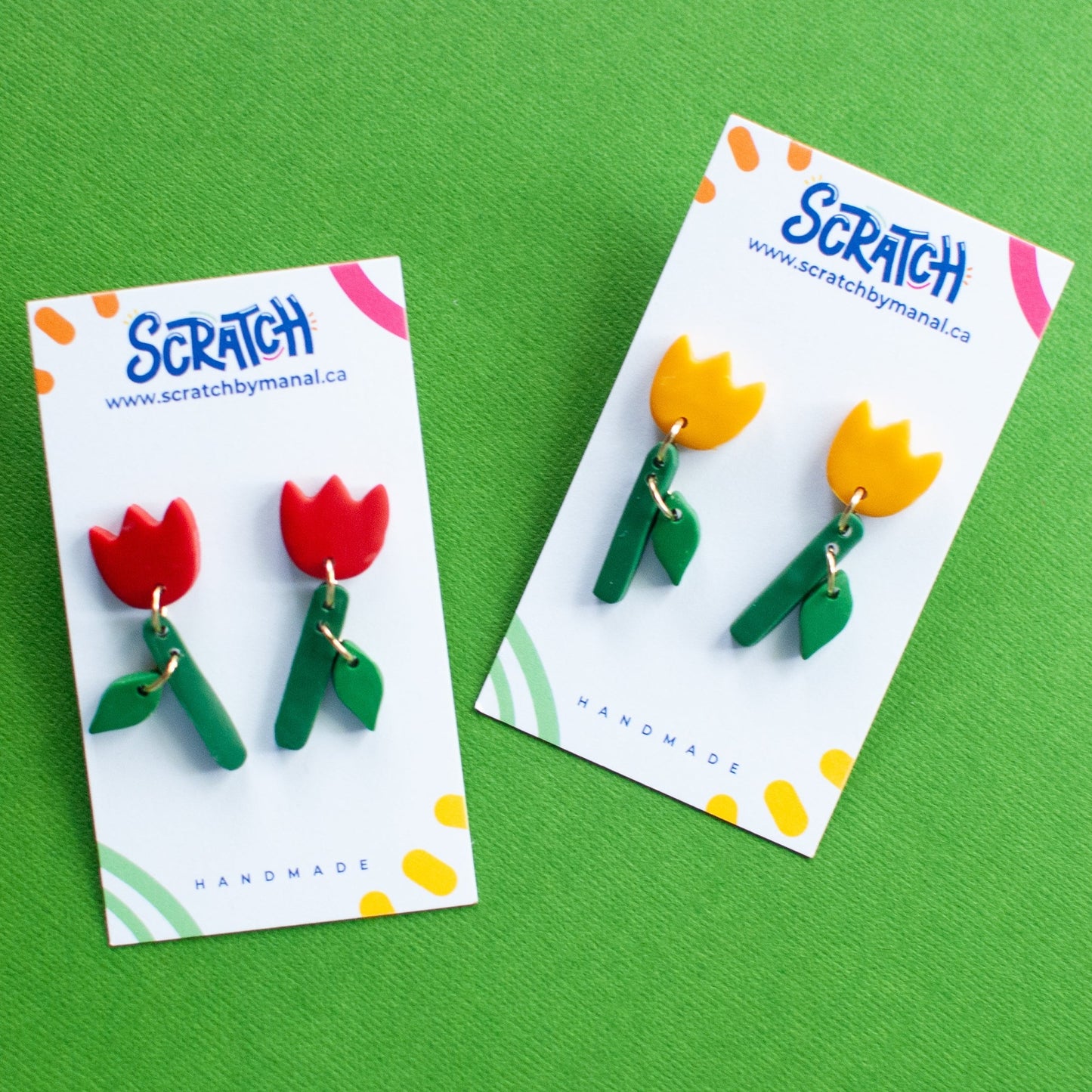 Tulip Drop Earrings