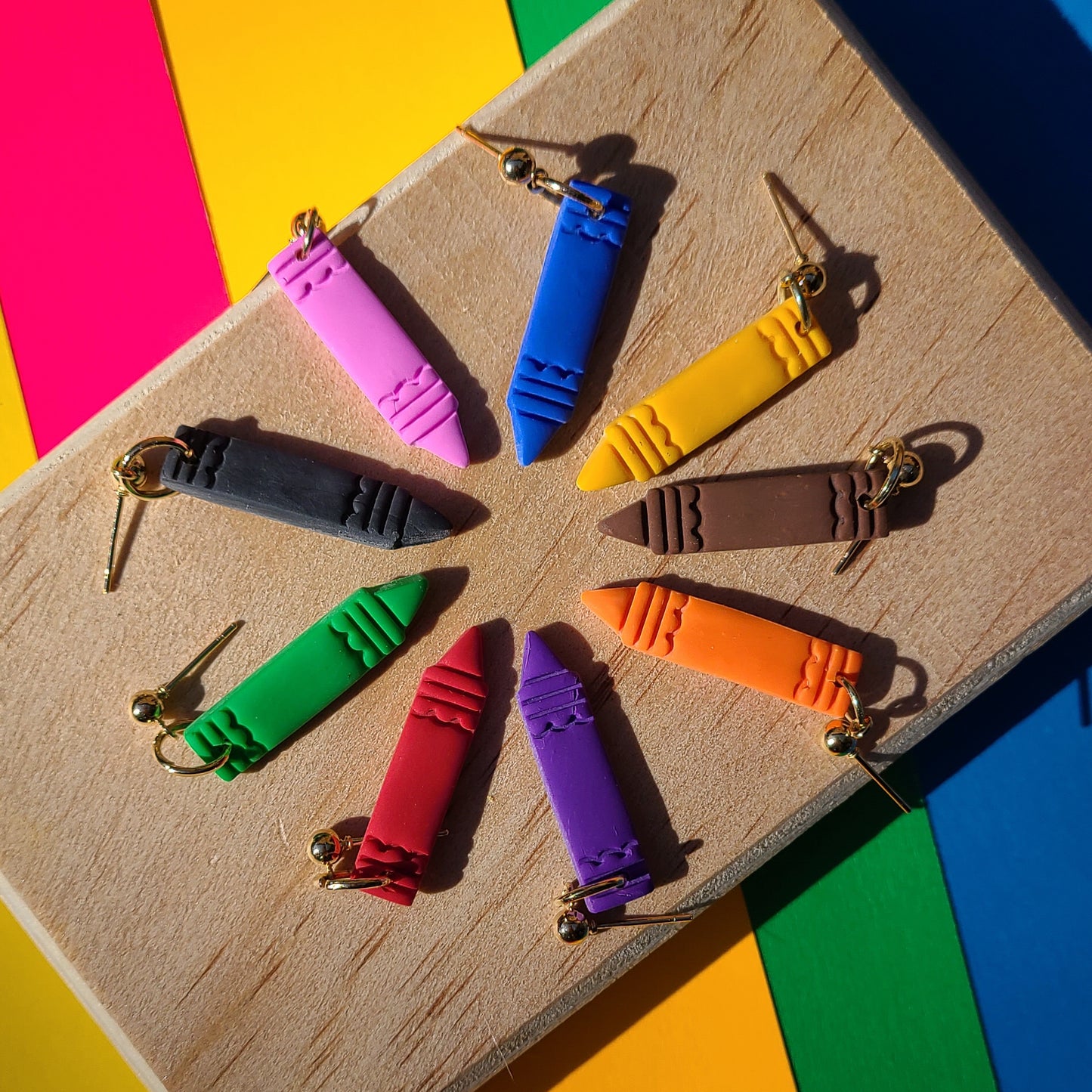 Crayons (Single Earring)