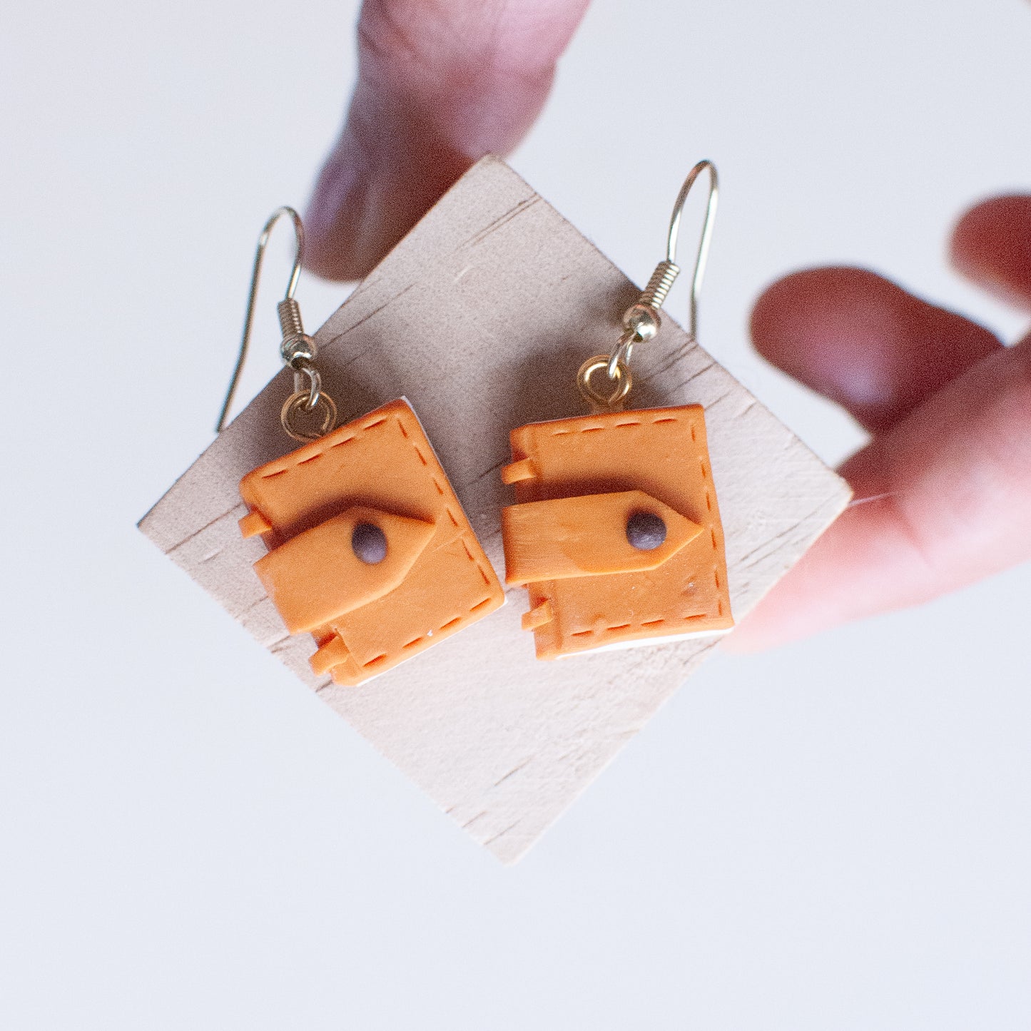 Book Charm Earrings